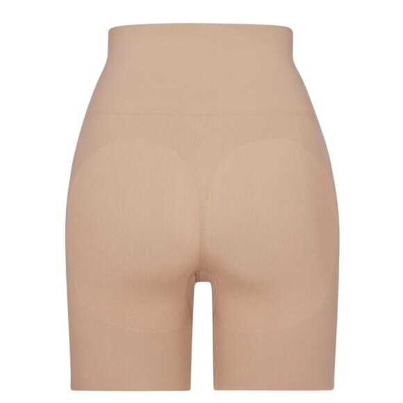 Skims XL Seamless Sculpt Butt Lifting Short Clay Beige Shapewear NWOT MSRP $60 - Picture 1 of 8